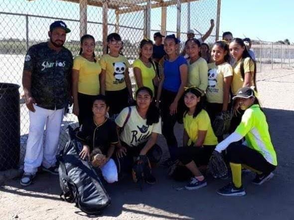 semifinal de la liga bola puesta en Villa Juárez