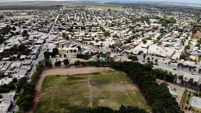 Villa Juárez desde las alturas