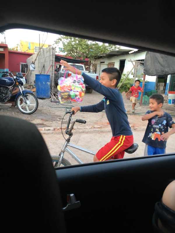 niños en Villa Juárez