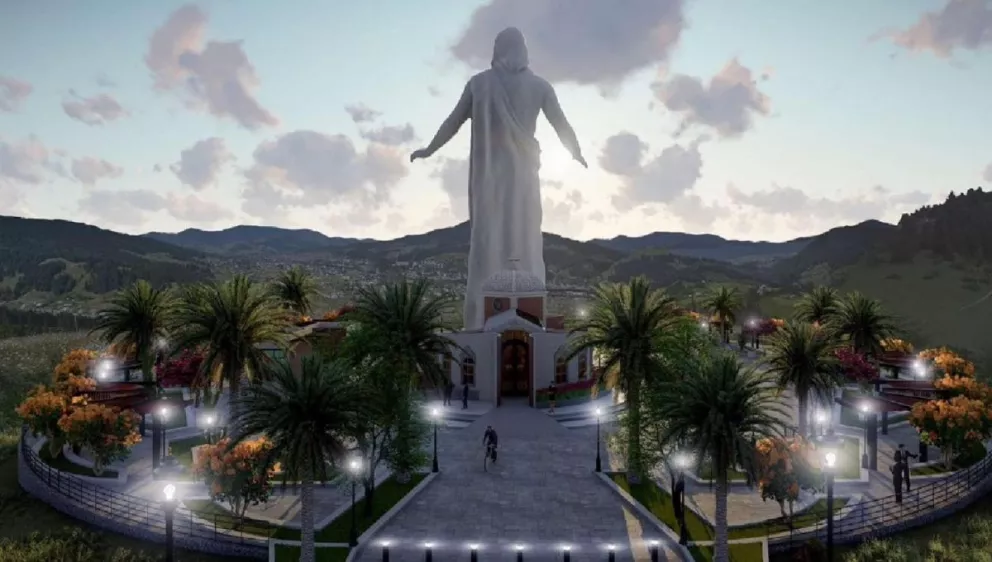 El Cristo de la Paz, más grande de México, se encuentra en Zacatecas, será inaugurado el próximo 9 de abril 