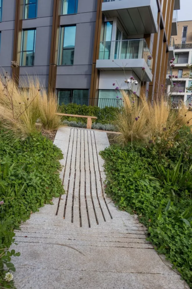 Adem&aacute;s de &uacute;tiles, los sistemas de biorretenci&oacute;n de agua son est&eacute;ticos para dise&ntilde;os urbanos.