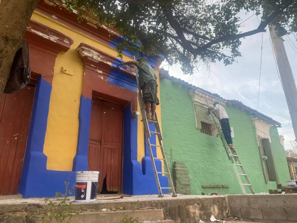 Imala lleno de colores; así lucen sus casas gracias al programa Coloreando Sinaloa