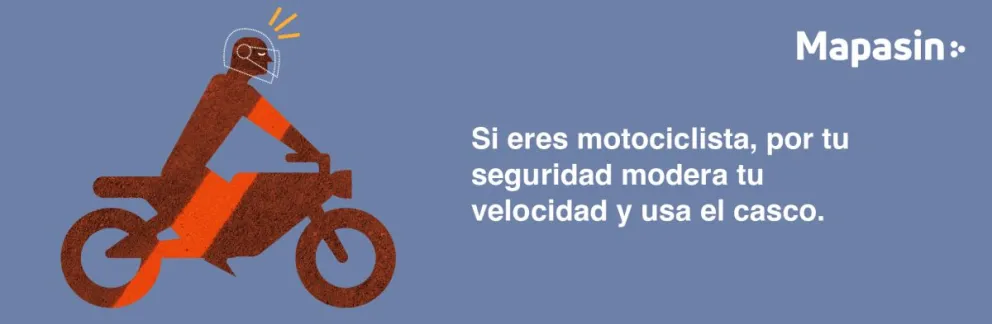 Seguridad vial. Usa el casco protector