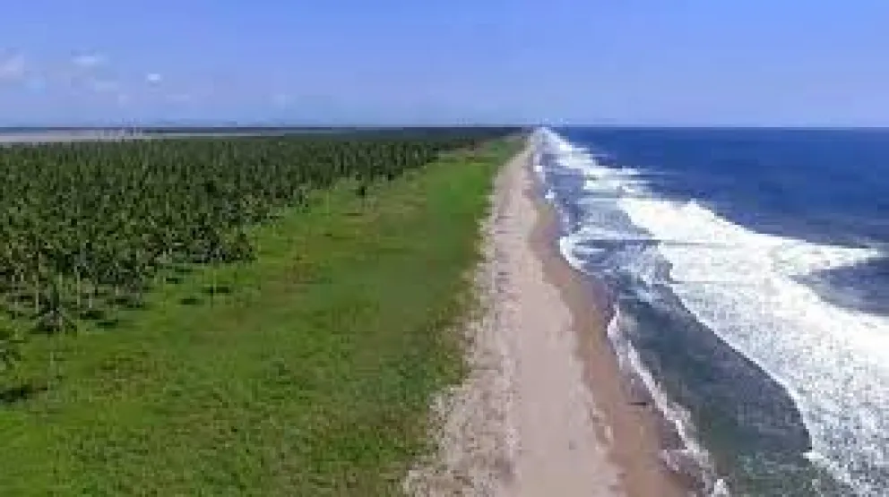 Playa La Tmabora o Playa Espíritu. Escuinapa, Sinaloa