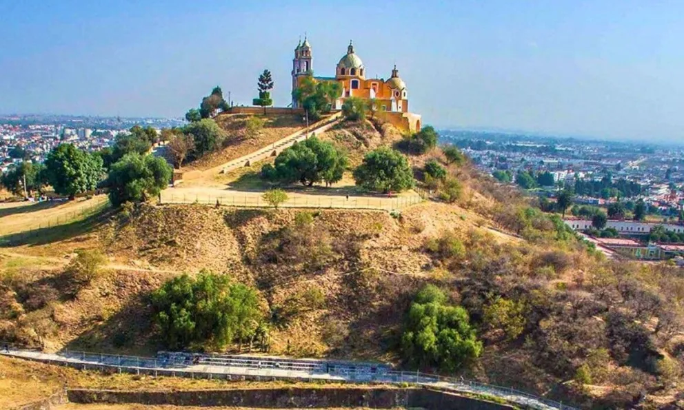 San Andrés Cholula, en Puebla, uno de los Pueblos Mágicos que hay en la lista. Foto: Archivo