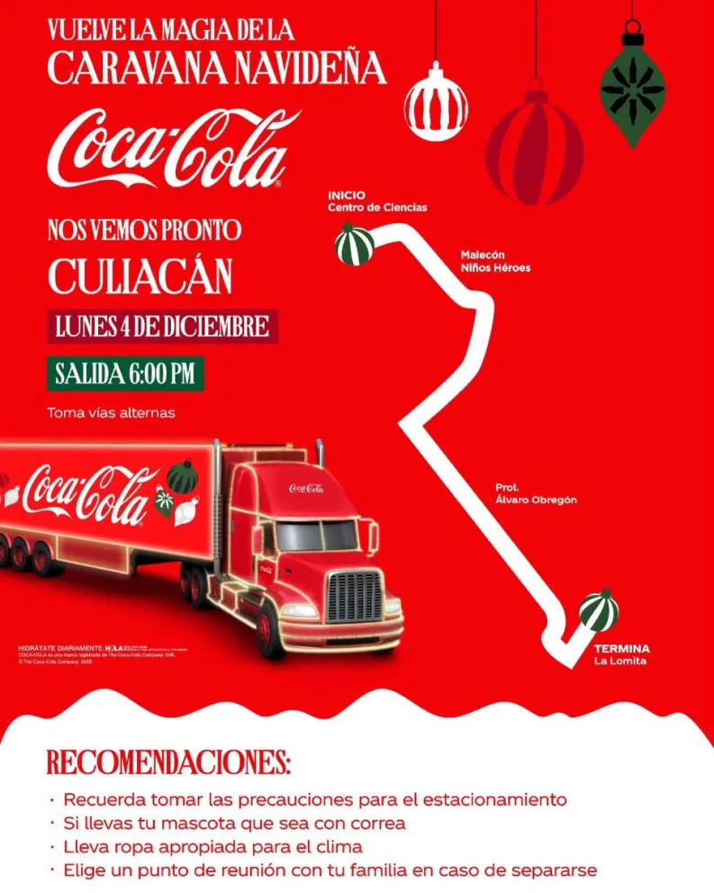 Caravana Coca Cola Culiac n 2023 ya est n listos los camiones el